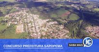 Concurso Prefeitura de Sapopema: vista aérea do município - Divulgação