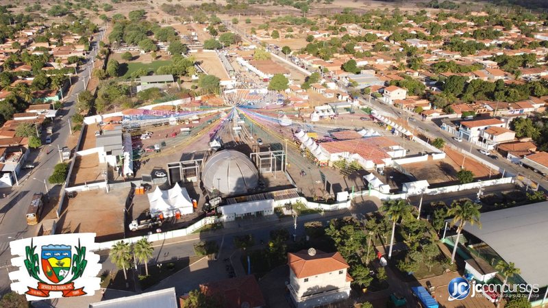Concurso da Prefeitura de Serra do Ramalho BA: vista aérea da cidade - Divulgação