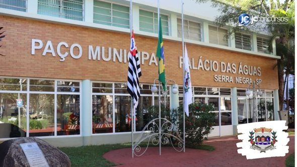 Concurso da Prefeitura de Serra Negra: fachada do prédio do Executivo - Foto: Divulgação