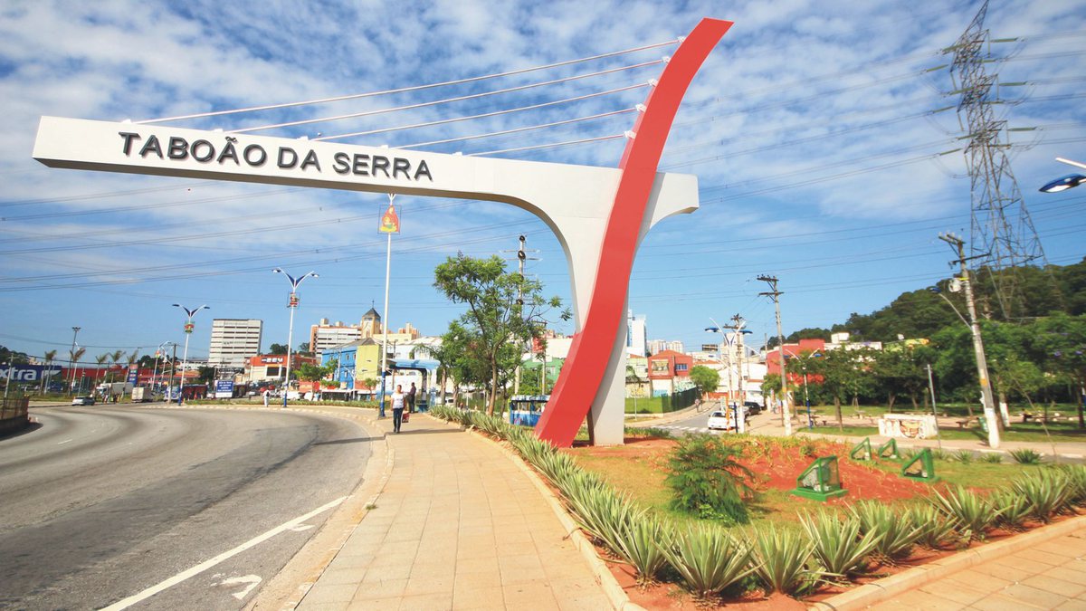 Concurso Câmara de Taboão da Serra: entrada da cidade