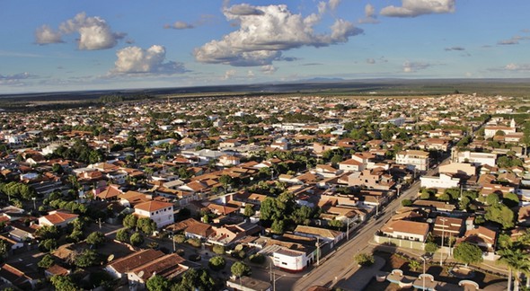 Concurso Prefeitura Taiobeiras - vista aérea do município - Divulgação