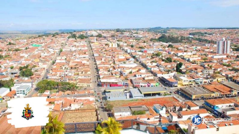 Concurso da Prefeitura de Tatuí: vista aérea do município