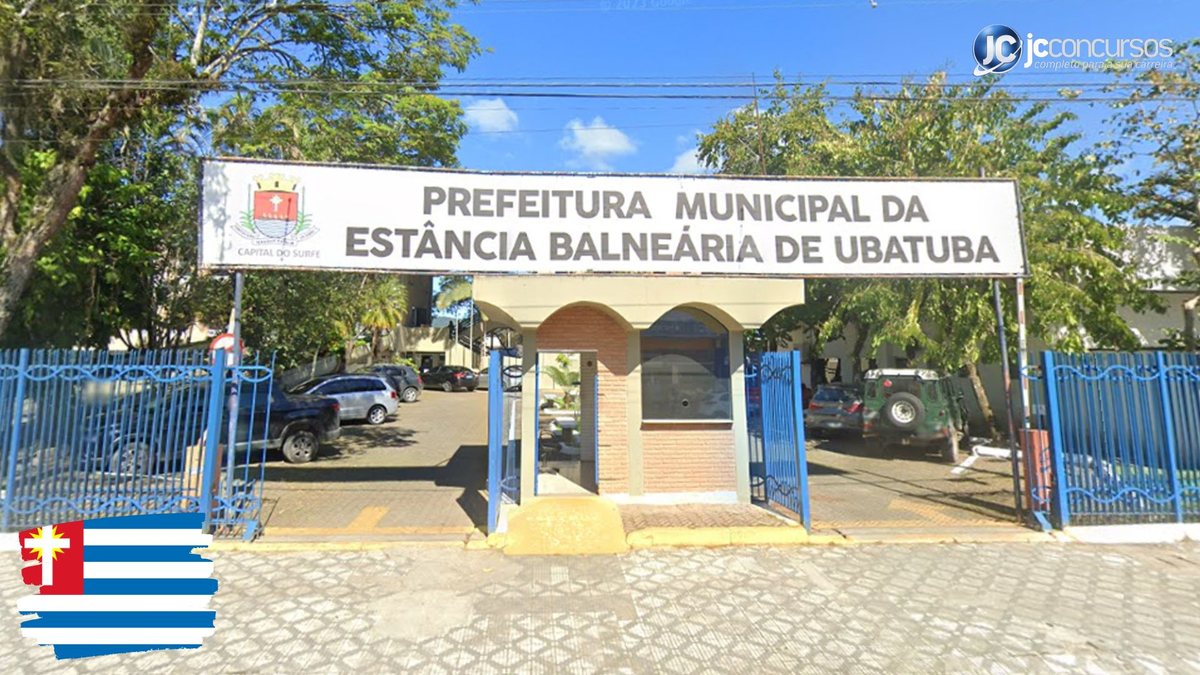 Processo seletivo da Prefeitura de Ubatuba SP: sede do órgão