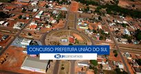 Concurso Prefeitura de União do Sul - vista aérea do município - Divulgação