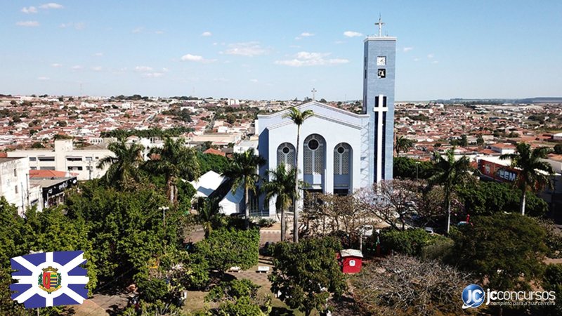 Concurso da Prefeitura de Vargem Grande do Sul SP: vista da cidade - Divulgação