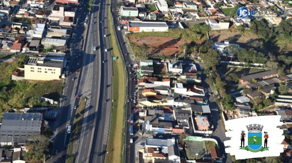 Concurso da Prefeitura de Vargem Grande Paulista SP: vista aérea da cidade - Divulgação