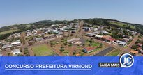 Concurso Prefeitura de Virmond - vista aérea do município - Câmara de Virmond/Thiago Palinski