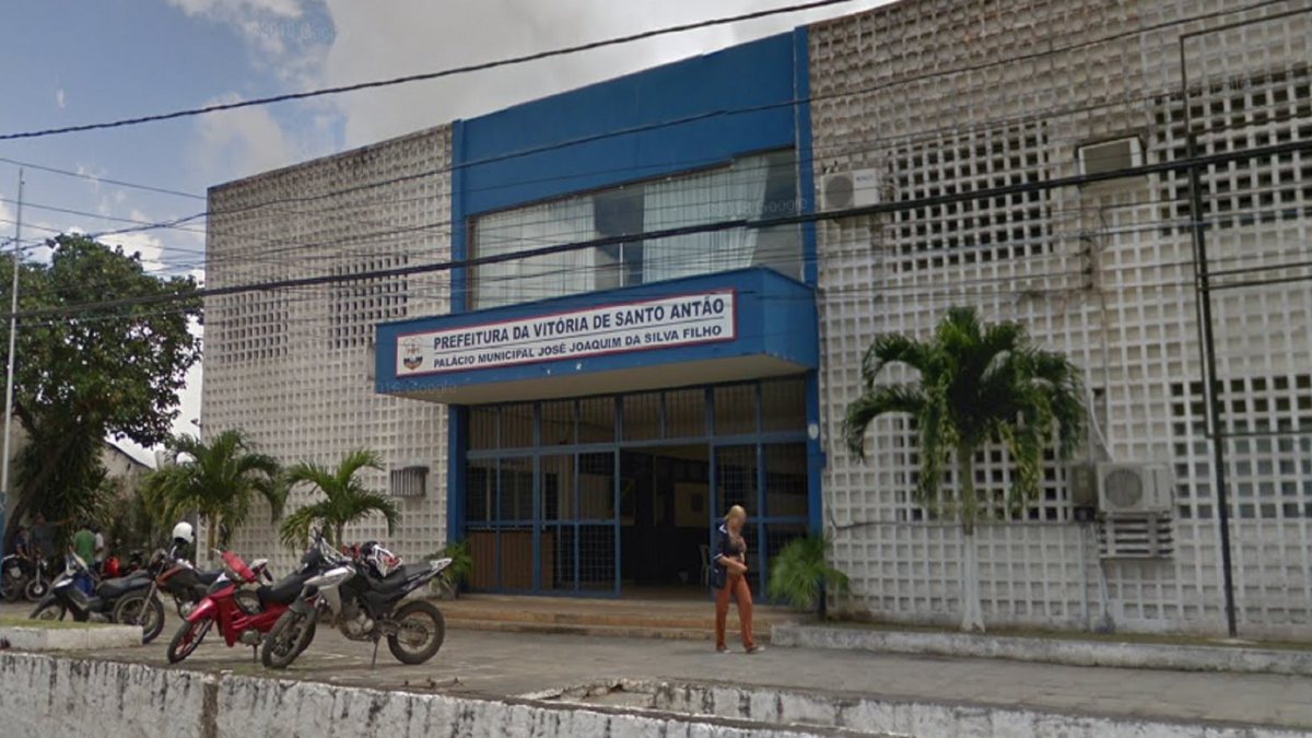 Concurso Prefeitura de Vitória de Santo Antão: fachada da sede do Executivo
