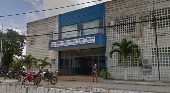 Concurso Prefeitura de Vitória de Santo Antão: fachada da sede do Executivo - Google Street View