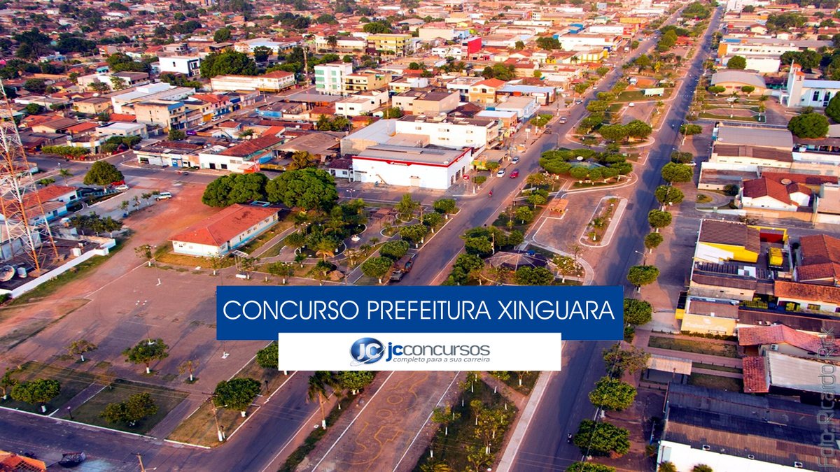 Concurso Prefeitura Xinguara - vista aérea do município