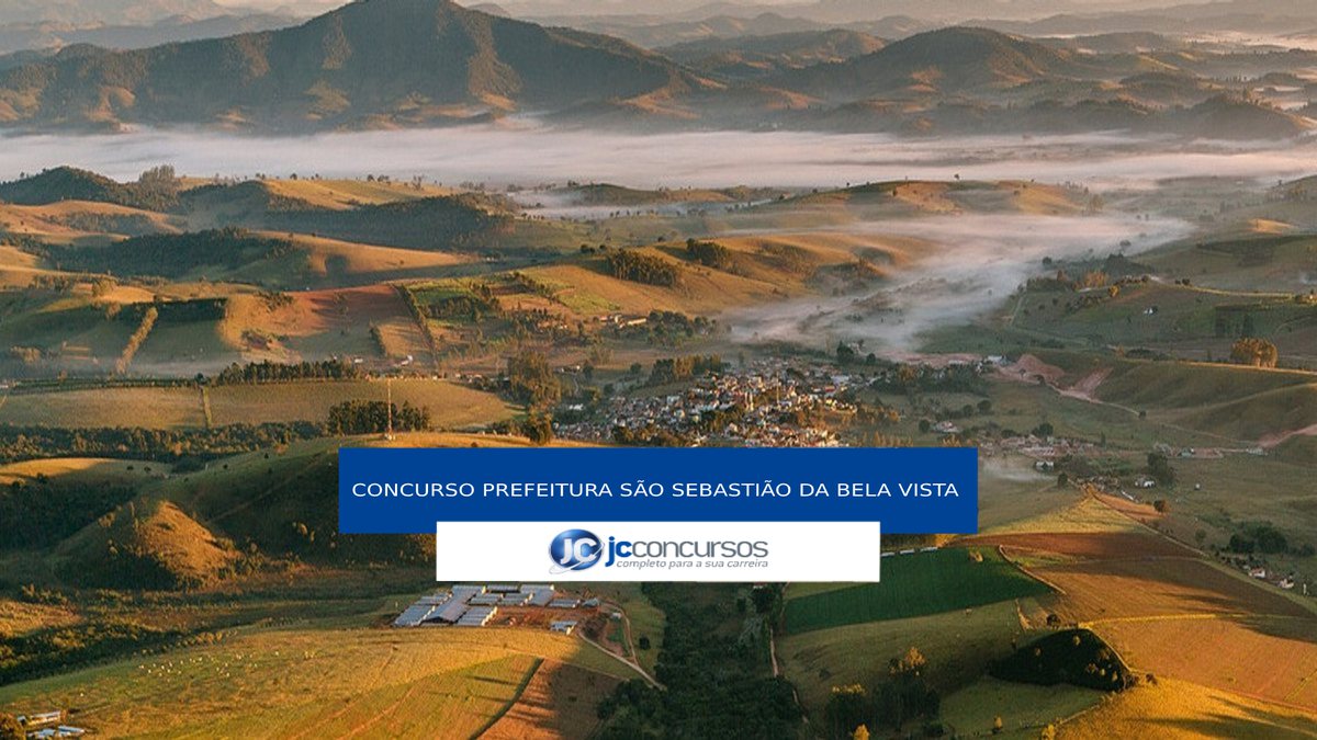 Concurso Prefeitura São Sebastião da Bela Vista - visão panorâmica do município