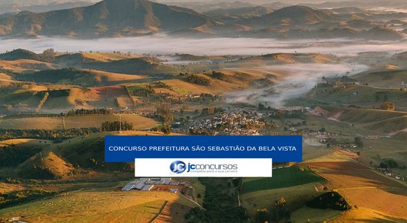 Concurso Prefeitura São Sebastião da Bela Vista - visão panorâmica do município - Divulgação
