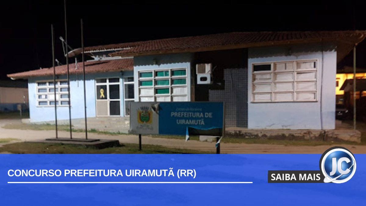 Concurso Prefeitura Uiramutã RR: fachada da sede da Prefeitura