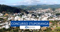 Concurso da Prefeitura de Ituporanga: vista aérea da cidade - Divulgação