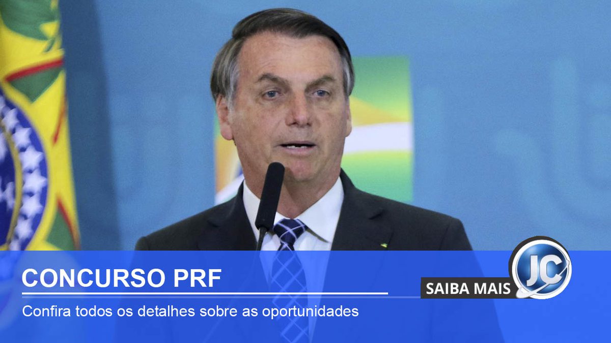 Concurso PRF: presidente Jair Bolsonaro
