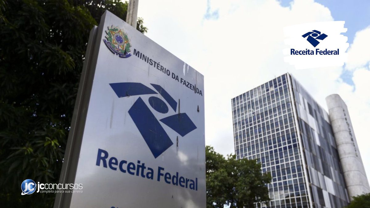 Processo seletivo da Receita Federal: fachada da sede do órgão, em Brasília