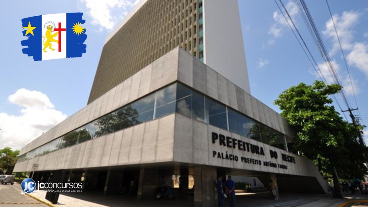 Concurso da Sesau de Recife PE: prédio do Executivo