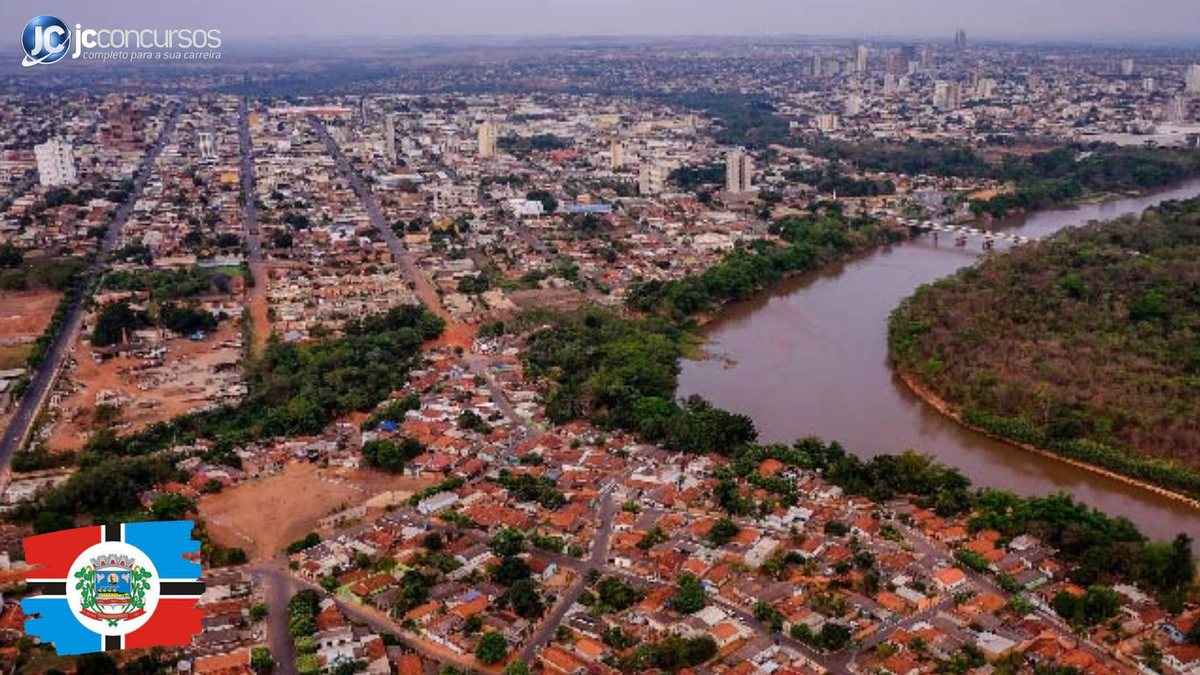 Concurso da Prefeitura de Rondonópolis MT: vista aérea da cidade