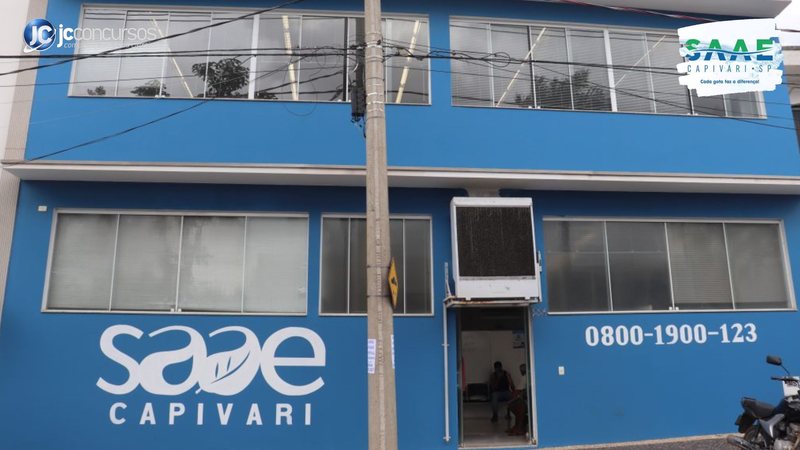 Concurso do SAAE de Capivari SP: fachada do Serviço Autônomo de Água e Esgoto de Capivari