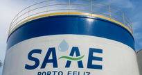 Caixa d'água do Serviço Autônomo de Água e Esgoto de Porto Feliz SP - Divulgação