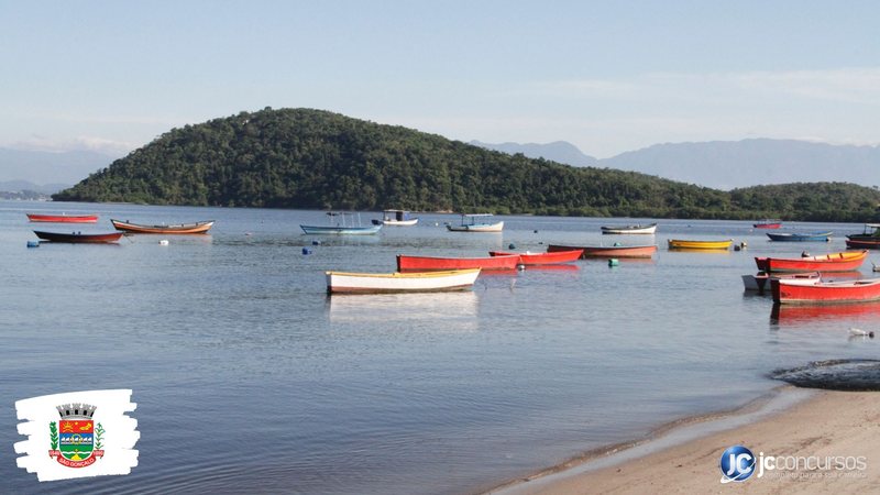 Concurso da FUNASG: vista da praia das pedrinhas, em São Gonçalo