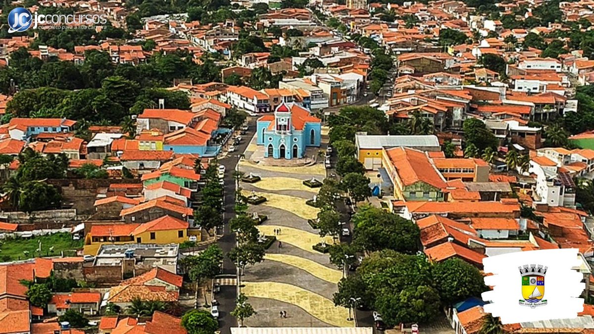 Processo seletivo de São José de Ribamar MA: vista aérea da cidade