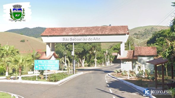 Concurso de São Sebastião do Alto RJ: portal de entrada da cidade - Google Street View