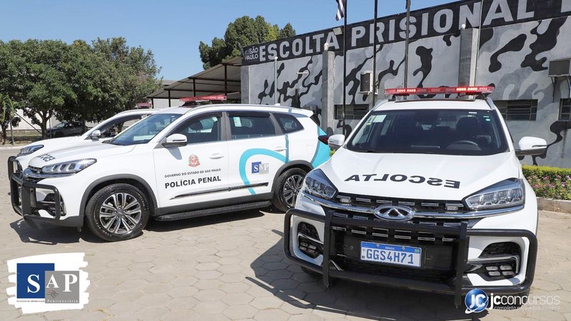 Concurso da SAP SP: viaturas de escolta da polícia penal