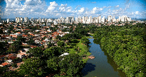 Concurso Sead: Cidade de Goiânia, no Estado de Goiás, vista do alto - Divulgação