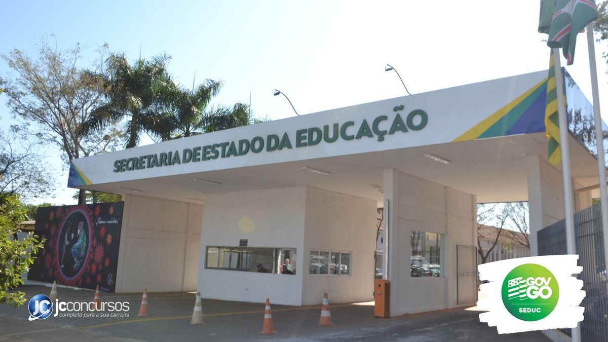 Processo seletivo da Seduc GO: sede da pasta, em Goiânia
