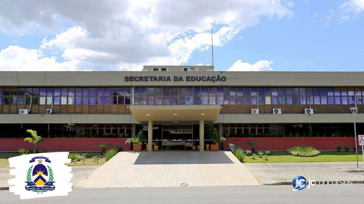 Concurso da Seduc TO: sede da Secretaria da Educação do Tocantins, em Palmas
