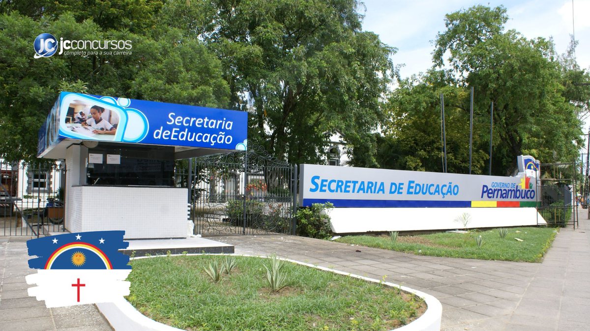 Concurso da SEE PE: sede da Secretaria de Educação e Esportes de Pernambuco, em Recife