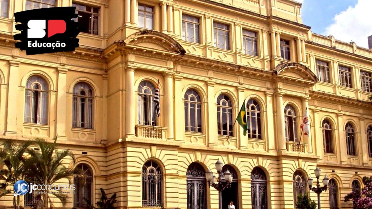 Processo seletivo da SEE SP: fachada do prédio da Secretaria da Educação do Estado de São Paulo, na capital