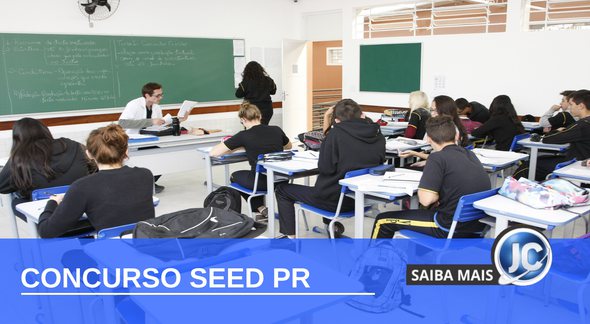 Concurso Seed PR - estudantes em sala de aula - Divulgação