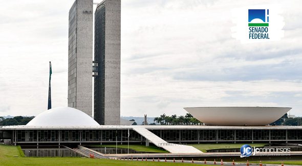 Concurso do Senado: fachada do Congresso Nacional, sede das duas Casas do Poder Legislativo brasileiro - Geraldo Magela/Agência Senado