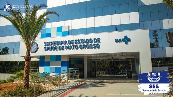 Concurso da SES MT: prédio-sede da Secretaria de Estado de Saúde de Mato Grosso - Divulgação