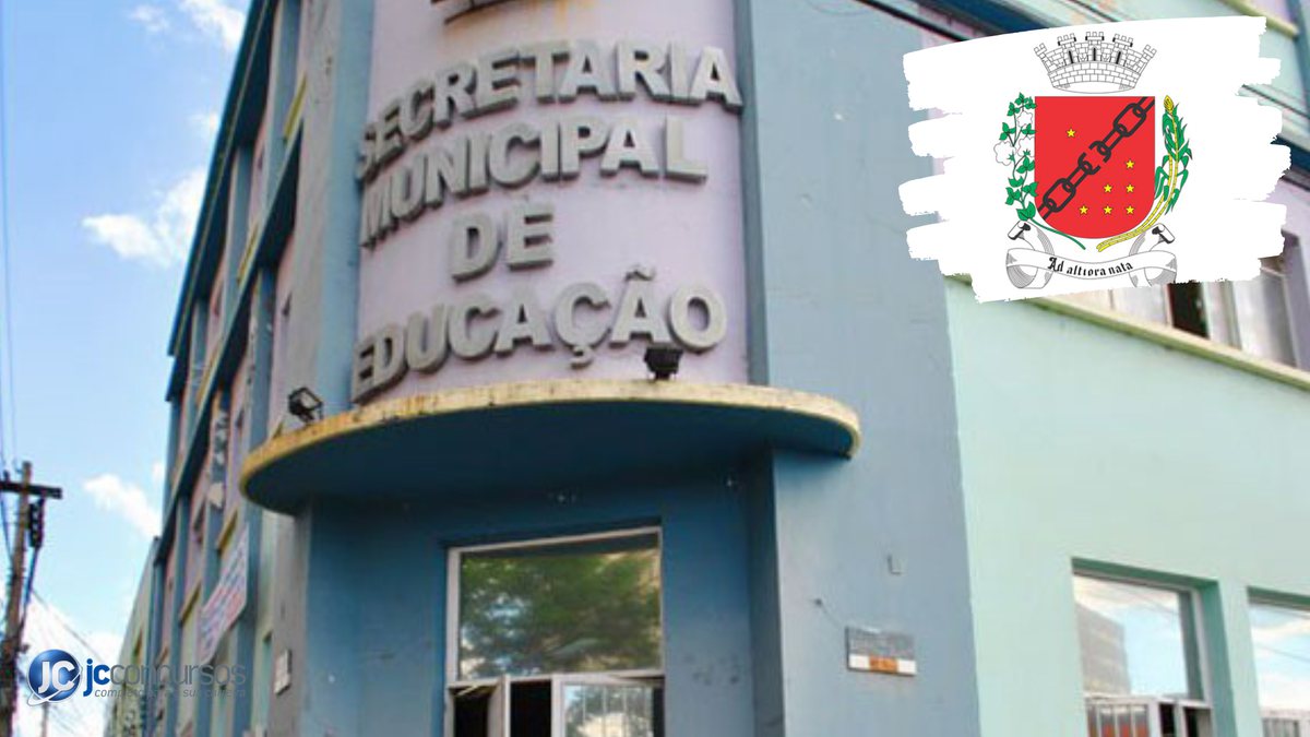 Concurso da SME de Sete Lagoas MG: fachada do prédio da Secretaria Municipal de Educação