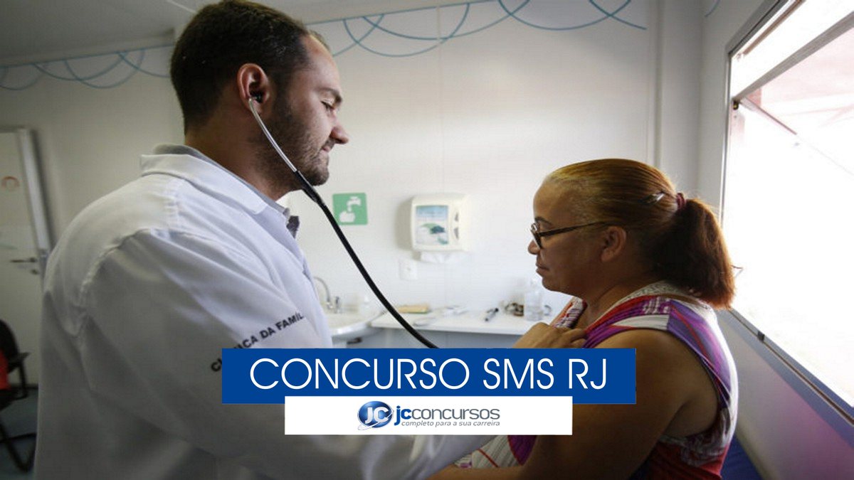 Concurso SMS RJ - mulher recebe atendimento médico
