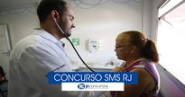 Concurso SMS RJ - mulher recebe atendimento médico - Dênio Simões/Agência Brasília