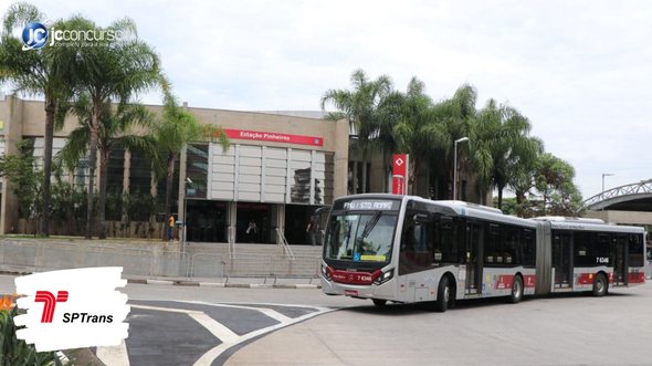 Concurso da SPTrans: ônibus deixa terminal de transporte na capital - Foto: Divulgação