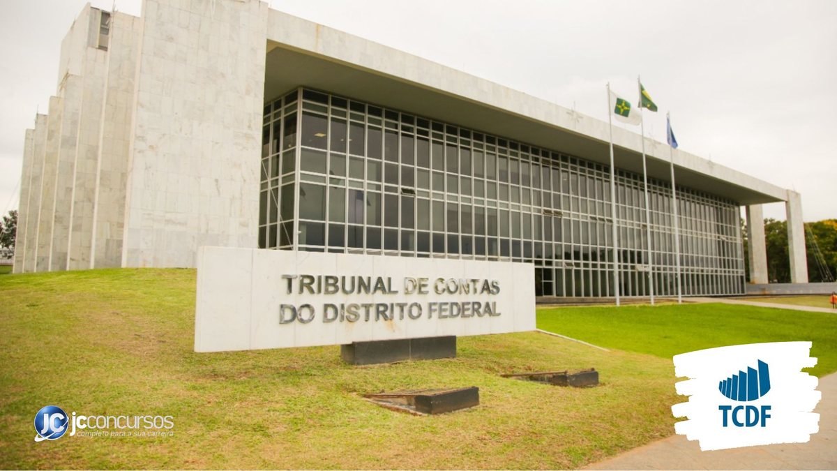 Concurso do TCDF: prédio do Tribunal de Contas do Distrito Federal, em Brasília