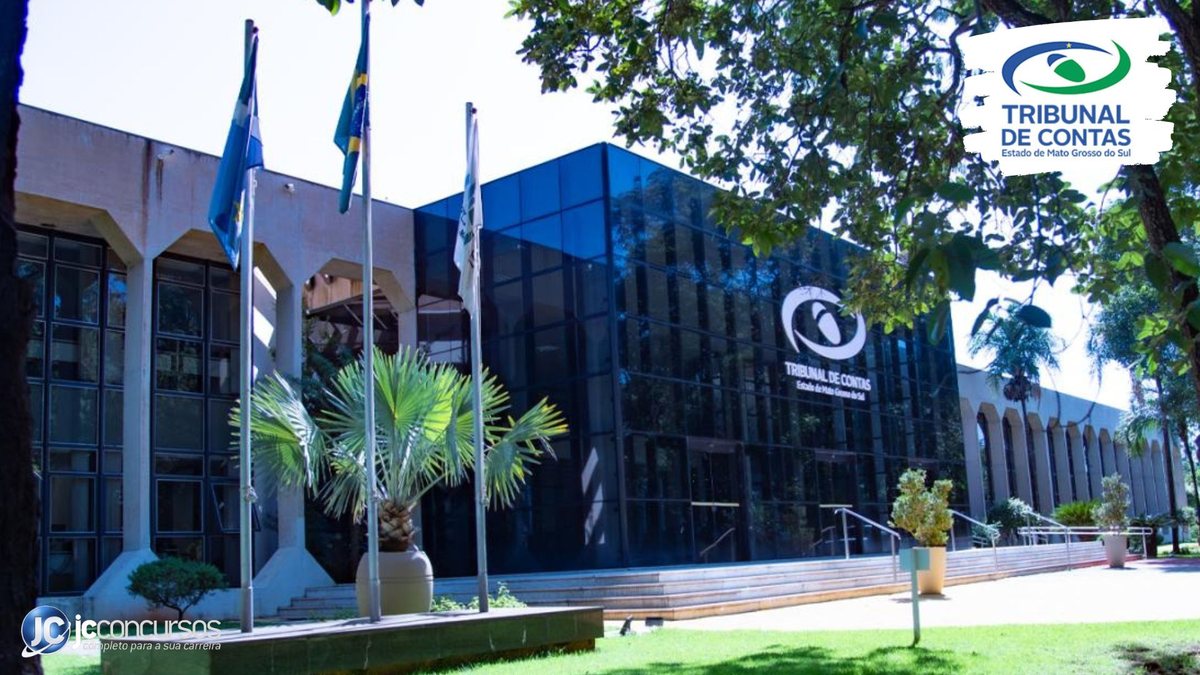 Concurso do TCE MS: prédio do Tribunal de Contas do Estado do Mato Grosso do Sul