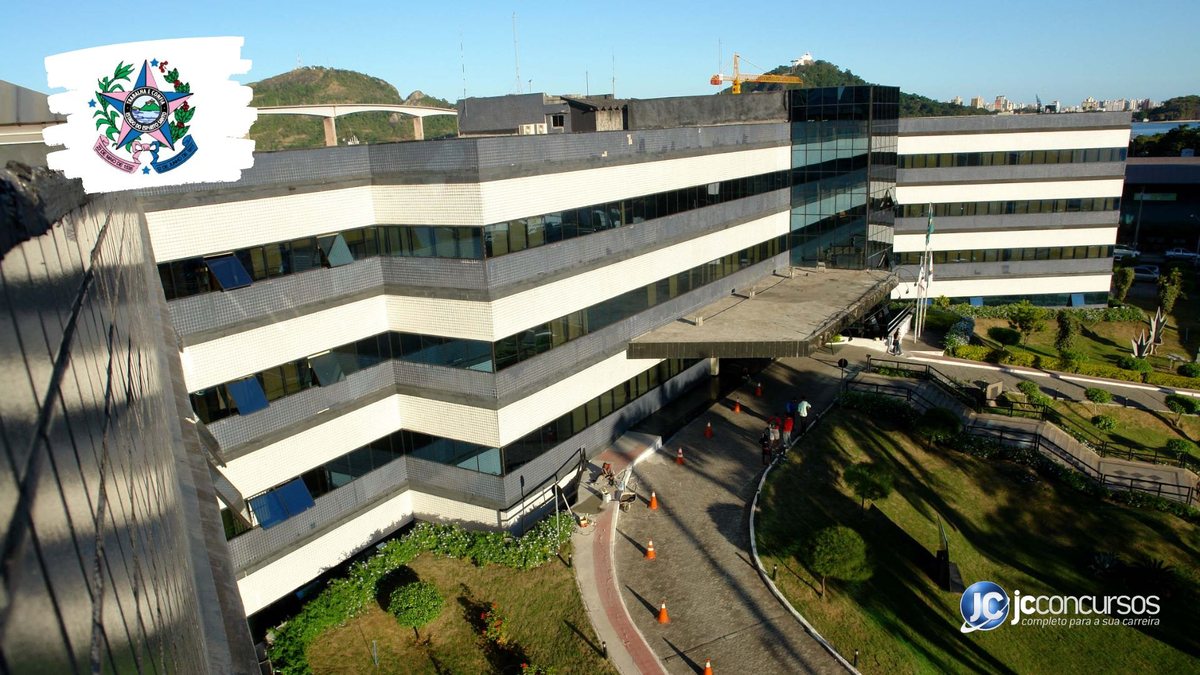 Concurso do TJ ES: edifício-sede do órgão, em Vitória