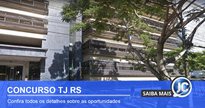 Concurso TJ RS: sede do TJ RS - Divulgação