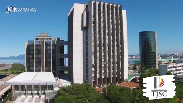 Concurso do TJ SC: edifício-sede do Tribunal de Justiça de Santa Catarina - Divulgação