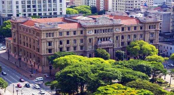 Concurso TJ SP: vista panorâmica do prédio do Palácio da Justiça de São Paulo - Divulgação