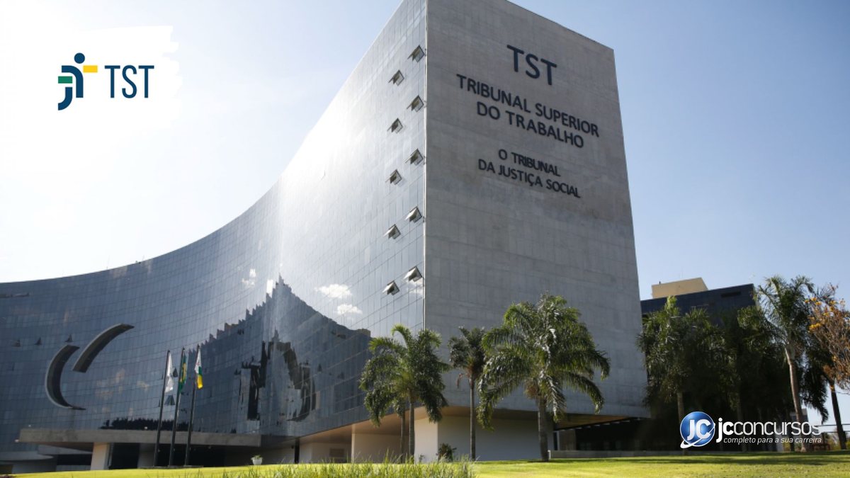 Concurso do TST: edifício-sede do Tribunal Superior do Trabalho, em Brasília