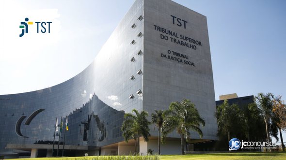 Concurso do TST: edifício-sede do Tribunal Superior do Trabalho, em Brasília - Foto: Divulgação