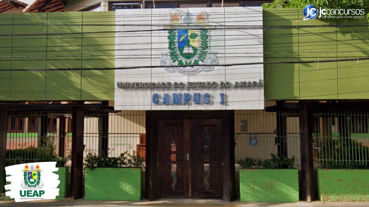 Concurso da UEAP: fachada do prédio da Universidade do Estado do Amapá