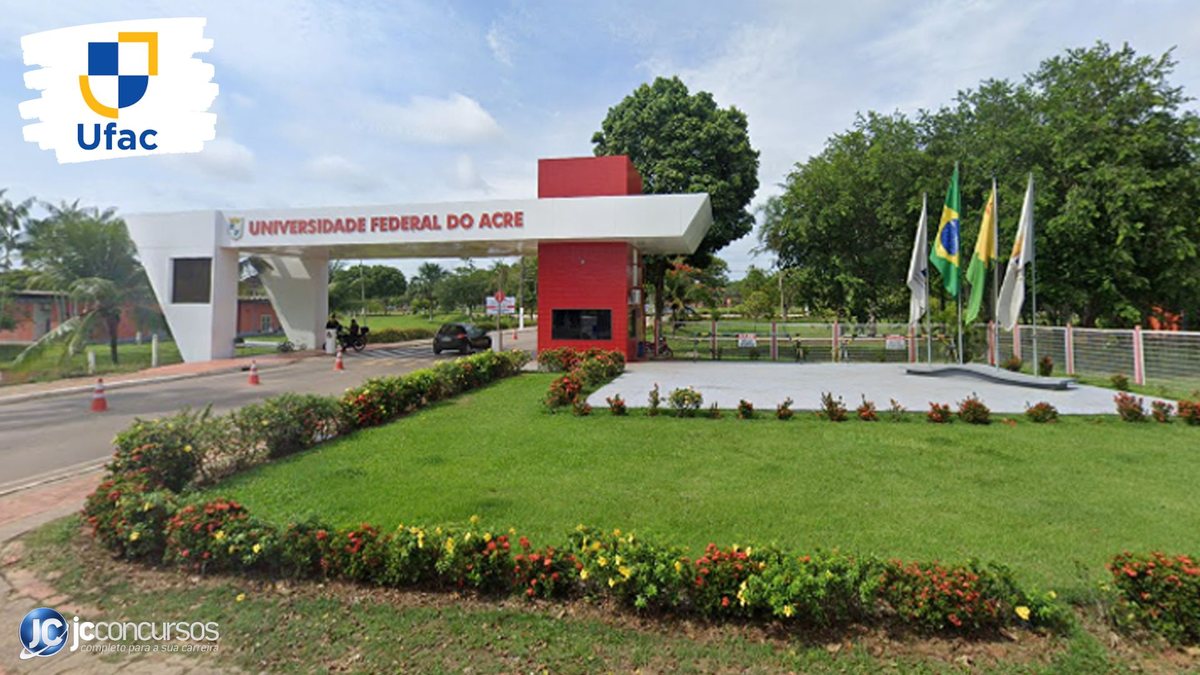 Concurso da Ufac: vista da entrada da Universidade Federal do Acre